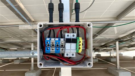 solar panel junction box connection|solar panel roof junction box.